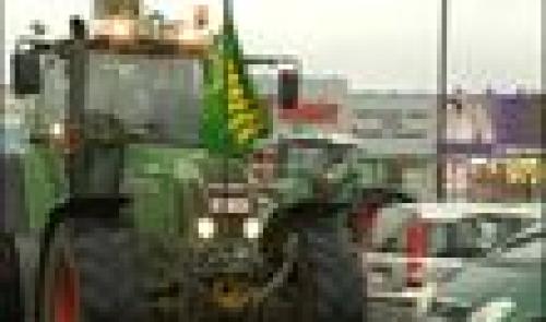 Cora Rocourt : les agriculteurs manifestent